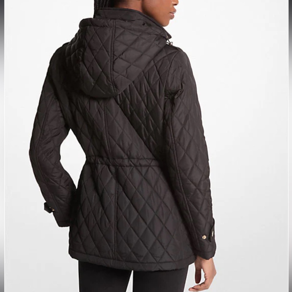 michael kors Quilted Hooded Jacket - Picture 2 of 4